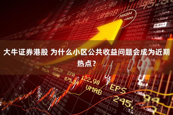 大牛证券港股 为什么小区公共收益问题会成为近期热点？